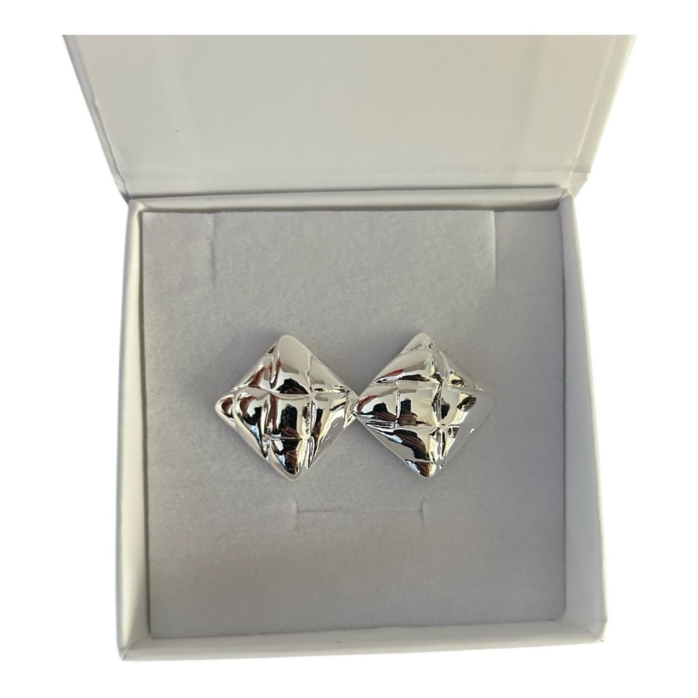 Heaven Mayhem Silver Stud Earrings